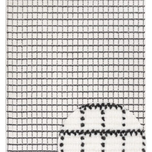JACKY CREAM/CHARCOAL - 200cm x 280cm